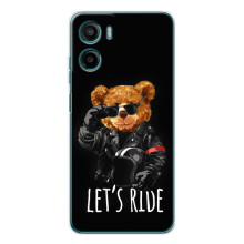 Чохли Мішка Тедді для Motorola Moto Г06 – Модный Мишка