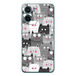 Чехлы с Котиками для Motorola Moto G06 (VPrint)