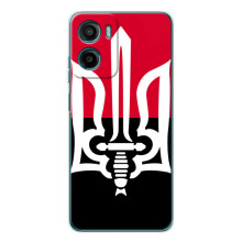 Чехлы УПА (Красно-Чёрный) на Motorola Moto G06 – Герб Украины