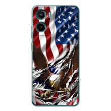 Чехол Флаг USA для Motorola Moto G06 (Флаг USA)