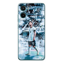 Чохол Мессі футболіст для Motorola Moto G06 – Мессі в Аргентині