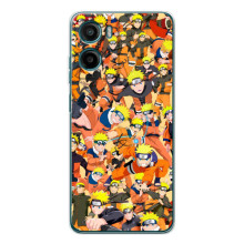 Чохли з принтом НАРУТО на Motorola Moto G06 – Коллаж Наруто
