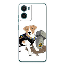 Чехол с принтом Собаки Патрон для Motorola Moto G06 – Пёс Патрон с ракетой