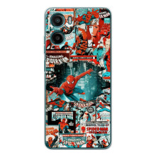 Чехол Супергерой Человека Паука на Motorola Moto G06