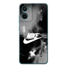 Чехол с логотипом Найк на Motorola Moto G06 – Найк дымчатый