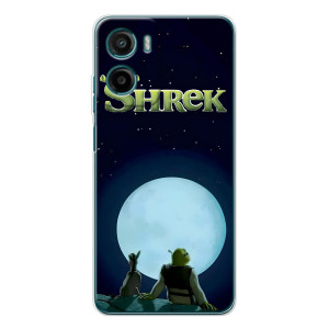 Печатный чехол с принтом Шрек для Motorola Moto G06 – Shrek