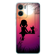 Девчачий Чехол для Motorola Moto G06 – На качели