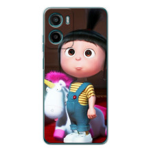 Мультяшний принт на Чохол для Motorola Moto Г06 (Дівчинка Агнес)