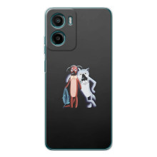 Мультяшний принт на Чохол для Motorola Moto Г06 (Шо, опять)