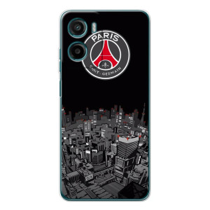 Силиконовые Чехлы принт Футбол на Motorola Moto G06 – PSG