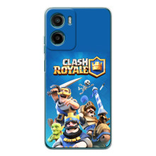 Силіконовий Чохол (атрибутика Клеш Роял) для Motorola Moto G06 (Клеш Король)