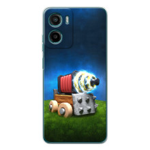 Силіконовий Чохол (атрибутика Клеш Роял) для Motorola Moto G06 (Гармата)