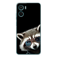 Силіконовий Чохол з Энотами  на Motorola Moto G06 – Стильний Єнот