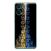 Силіконовый Чохол на Motorola Moto G06 (Патріотична вишиванка)