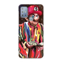 Брендновые Чехлы для Motorola MOTO G10 - (PREMIUMPrint) (Mario LV)