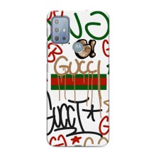 Брендновые Чехлы для Motorola MOTO G10 - (PREMIUMPrint) (Стиль GUUCI)