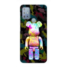 Чехлы для Motorola MOTO G10 - Bearbrick Louis Vuitton (PREMIUMPrint) (Яркий Bearbrick)