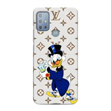 Чехлы для Motorola MOTO G10 - Скрудж МакДак Louis Vuitton (PREMIUMPrint) (Макдак на стиле)
