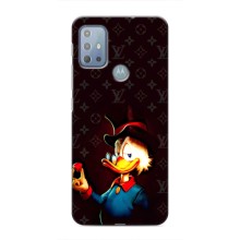 Чехлы для Motorola MOTO G10 - Скрудж МакДак Louis Vuitton (PREMIUMPrint) (Скрудж с бриллиантом)