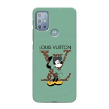 Чехлы Луи Витон для Motorola MOTO G10 (AlphaPrint - LOUIS VUITTON) (Микки Маус LV)