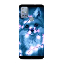 Чехлы с картинкой Лисички для Motorola MOTO G10 (VPrint) (Яркая лисичка)