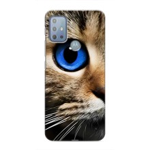 Чехлы с Котиками для Motorola MOTO G10 (VPrint) (Глаз кота)