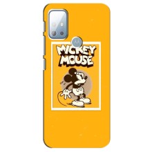 Чехлы с принтом Микки Маус на Motorola G10 (Испуганный Микки)