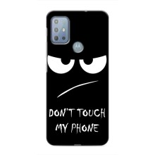 Чехол для Мото G10 - (AlphaPrint) с печатью (ТОП продаж) (Dont Touch)