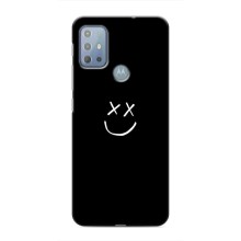 Чехол для Мото G10 - (AlphaPrint) с печатью (ТОП продаж) (Смайл)