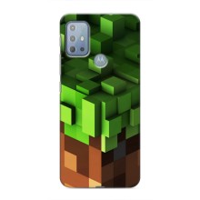 Чехол Майнкрафт на Motorola MOTO G10 (AlphaPrint) Minecraft (текстура Майнкрафт)