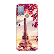 Чехол Эйфелева Башня для Motorola MOTO G10 - (AlphaPrint) (Эйфелева Башня)