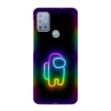 Чехол Амонг Ас для Motorola MOTO G10 (AlphaPrint) (Яркий скин)
