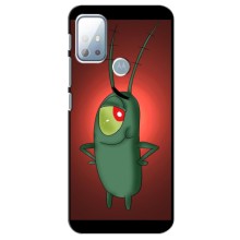 Чехол с картинкой "Одноглазый Планктон" на Motorola G10 (Стильный Планктон)