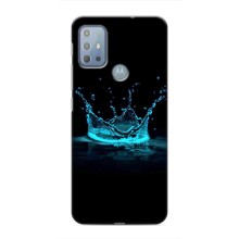 Чехол с Короной Мото G10 - (AlphaPrint) (Капля короны)