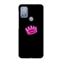 Чехол с Короной Мото G10 - (AlphaPrint) (Яркая корона)
