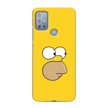 Чехол с Симпсонами для Motorola MOTO G10 (VPrint) (Гомер)