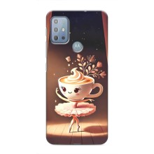 Чехол с мемом Тралалело тралала на Motorola MOTO G10 (Балерина капучина)