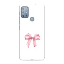 Чехол с бантиками на Мото G10 (Бант)
