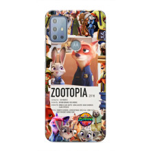 Чехол Зоотрополіс на Motorola MOTO G10 – Коллаж Зоо