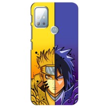 Купить Чехлы на телефон с принтом Anime для Моторола Мото джи 10 – Naruto Vs Sasuke