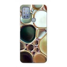 Мраморный чехол на Motorola MOTO G10 (VPrint) (Радужный Мрамор)