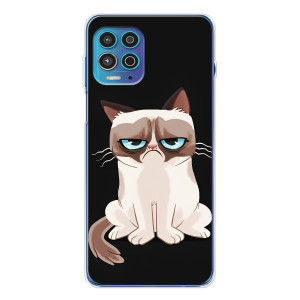 Чехол на тематику: Коты для Motorola MOTO G100 Pro – Взгляд кота