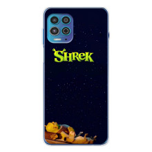 Чехол с мультфильмом Шрек на Motorola MOTO G100 Pro – Шрек лого
