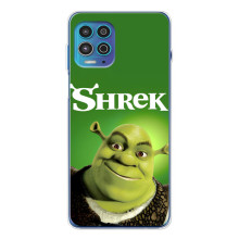 Чехол с мультфильмом Шрек на Motorola MOTO G100 Pro – Шрек