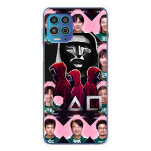 Чехол Гра в кальмара для Motorola MOTO G100 Pro – Персонажи игры кальмара