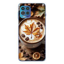 Чехол с уникальным дизайном «Осень с кофе» для Motorola MOTO G100 Pro – Пряный кофе