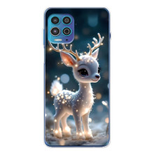 Яркий чехол для Motorola MOTO G100 Pro с Зимними Оленятами – Блистающий оленёнок
