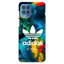Чохли Адидас для Motorola MOTO G100 (AlphaPrint) (Яскравий Адідас)