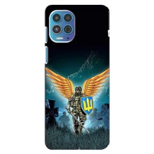 Чехлы с картинкой ЗСУ для Motorola MOTO G100 (AlphaPrint) (Солдат ЗСУ)