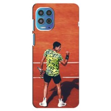 Чехлы с принтом Спортивная тематика для Motorola Moto G100 – Алькарас Теннисист